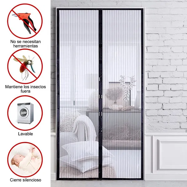 Mosquitera magnética para puertas | INSECTPROTECT